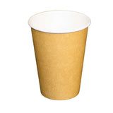 12oz 100% Compostable PLA Kraft Paper Cup 