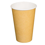 16oz 100% Compostable PLA Kraft Paper Cup 