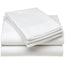 T180 Percale Cotton-Poly TWIN Fitted Sheet, 39x80x12 Colour White 6/Pack