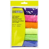 Microfiber Cleaning Cloths highly Absorbent size 12"x12" Multi-Color Sold as