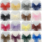Chair Sashes Fabric ORGANZA Polyester Multicolor for wedding/ events