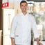 Naples Executive Chef Coat 100% Egyptian-Like Cotton Long Sleeve Hand-Rolled Button Closures 1 Chest Pocket Color White Available sizes XS-XL (Sold as 3's/ Pack)
