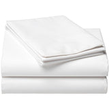 TC 200 Plain White King FITTED Sheets 78"x 80"x15" White 1/Pack