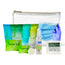 Guest Sanitization Hygiene Kit EcoRite 10 items count in Zipper Vinyl Bag Pack of 24's