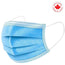 Face Masks Level1. Medical 3PLY w/ Ear Loops packing 300's/ box available in 4 colors (made in Canada)
