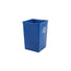 Rubbermaid UntouchableÂ® 35 Gal Square Recycling Blue Packing 1's/ Box