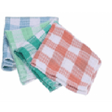 Kitchen Dish Towels Checkers Design 15"x 15" wt.11oz. colors Assorted