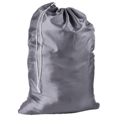 Nylon waterproof Laundry Bags locking Drawstring Closure 30"x 40" color: Grey