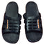 Shower & Beach Slippers PVC Open Toe Small size (24 cm Anti-Skid Soft Sole) color BLACK Packing 10 Pairs/ Box