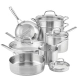 11 pc CuisinArt Stainless Steel Cookware Set