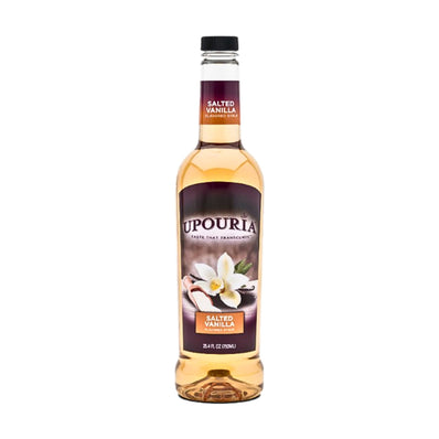Upouria Salted Vanilla Syrup PET With Pump pk 2
