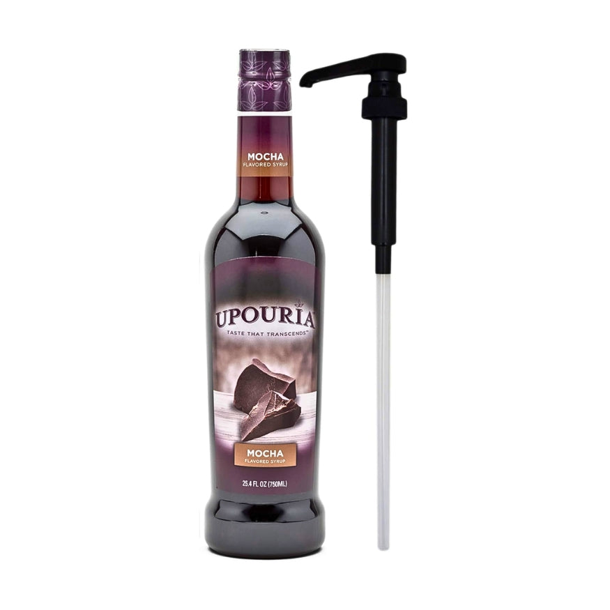 Upouria Mocha Syrup PET With Pump pk 2