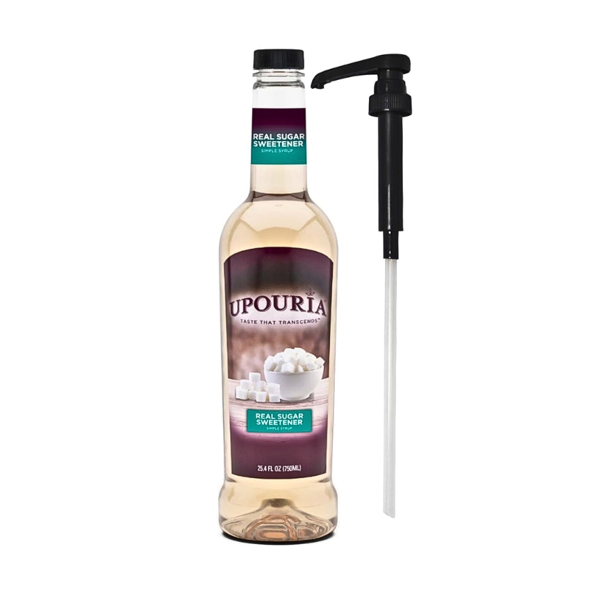 Upouria Real Sugar Sweetener Syrup PET With Pump pk 2