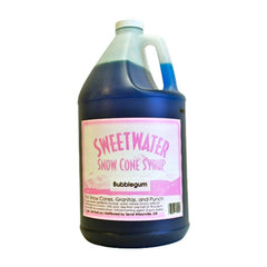 Sweetwater Snow Cone Bubblegum Syrup 1 gal