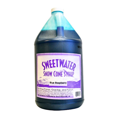 Sweetwater Snow Cone Blue Raspberry Syrup 1 gal