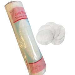 Makeup Remover Cotton Quilted Pads dry round facial cleanser 100's count bag bulk packing 6's/ box