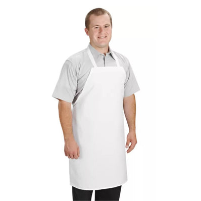 PROMO Bib Apron SHORT Length No Pockets with Adjustable Neckbands Twill Fabric 7.1oz 100% SpunPoly Multi-Color