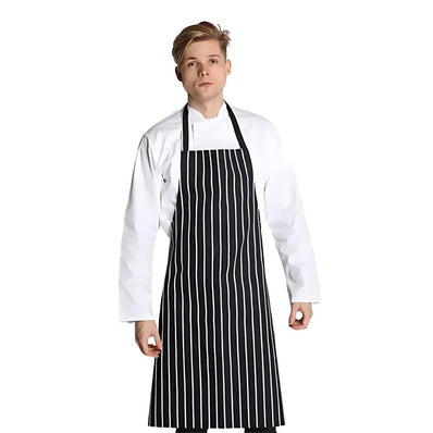 PREM. Bib Apron FULL Length in With 2 pockets Twill Fabric 7.25oz 65/35 P/C size 29in W X 34in L Multi-Color