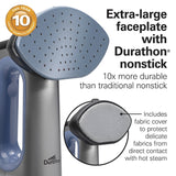 Hamilton Beach Duraton® Nonstick 3-in-1 Steamer/Iron, Digital Mode Selection, 1700 Watts