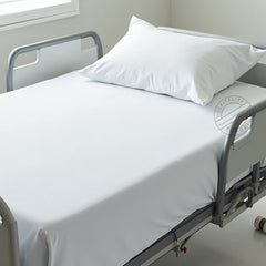 TC-180 FITTED SHEETS Economy New Era Import Fabric White FULL sizes Hospitality Beds Packing 24's/ case Thomaston Mills