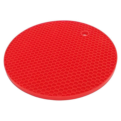 Honeycomb Trivet Red each