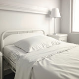 TC-180 FLAT SHEETS Economy "New Era" Import fabric White TWIN sizes for Healthcare Hospitality Beds Packing 24's/ case Thomaston Mills