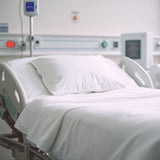 TC-180 FLAT SHEETS Economy "New Era" Import fabric White KING sizes for Healthcare Hospitality Beds Packing 24's/ case Thomaston Mills