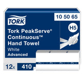 Tork® Advanced  PeakServe® Continuous Hand Towel, White