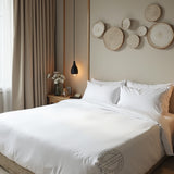 TC-180 FLAT SHEETS percale fabric White QUEEN sizes Hospitality Beds Packing 24's/ case Thomaston Mills - bu