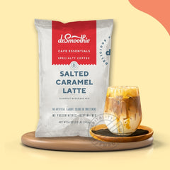 Mezcla para café con leche y frappuccino con caramelo salado de Cafe Essentials, paquete de 3,5 lb