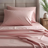 TC-180 FLAT SHEETS percale fabric color Rose QUEEN size Hospitality Beds Packing 24's/ case Thomaston Mills