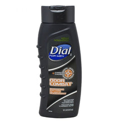 DIAL Body Wash 473ml Men Odor Combat Charcoal