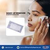 Makeup Remover Travel Wet Wipes Cleansing No Scent Hotel guest bathroom amenity Premium Individual Bag bulk Economy packing 200's/ Box