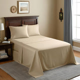 TC-180 FLAT SHEETS percale fabric color Bone TWIN sizes Hospitality Beds Packing 24's/ case Thomaston Mills