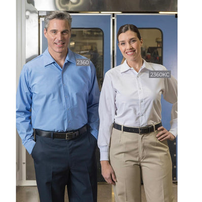 Poly/Cotton Collared Short Sleeve Shirts Snap Closures No Pockets Color CHARCOAL Available sizesXS-XL (Sold as 6's/ Pack)