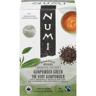 NUMI Gunpowder Green Tea 100 ct