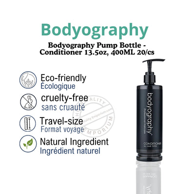 Bodyography Pump Bottle - Conditioner 13.5oz, 400ML
