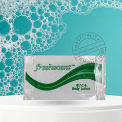 Loción para manos y cuerpo Freshscent™, bolsa desechable de 0,25 oz, 7,5 ml, paquete de 1000 unidades