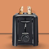 Proctor Silex® 2 Slice Compact Basic Toaster, ASO, Toast Boost, Manual Controls, Black