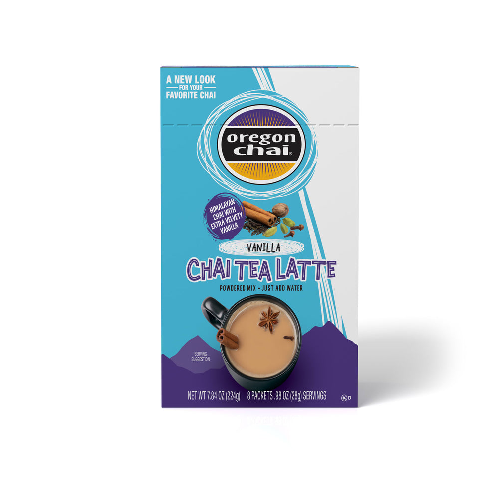 Oregon Chai Vanilla Chai Single Serve 8 ct 1z