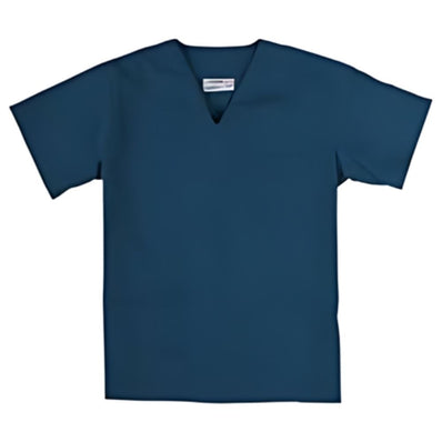 PREM. Scrub TOP V-Neck PULLOVER Style Short Sleeve No Pockets Twill Fabric 5.5oz Poplin 65/35 P/C Multi-Color sizes XS-XL