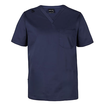 PREM. Scrub TOP SHIRT V-Neck Short Sleeve 1 Chest Pocket Twill Fabric 4.5oz Poplin 65/35 P/C Multi-Color sizes XS-XL 