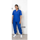 Premium Scrubs Bottom Pants Full Elastic Waist Draw String Light Knit Cuffs Fabric twill 4.5oz 65/35 Poly/Cotton design 1 Back Pocket Colors MULTICOLOR Available sizes XS - XL (Sold as 6's/ Pack)