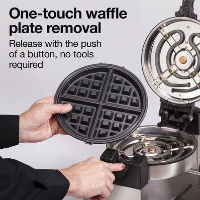 HAMILTON BEACH Commercial Belgian Waffle Maker  Single,  1300W