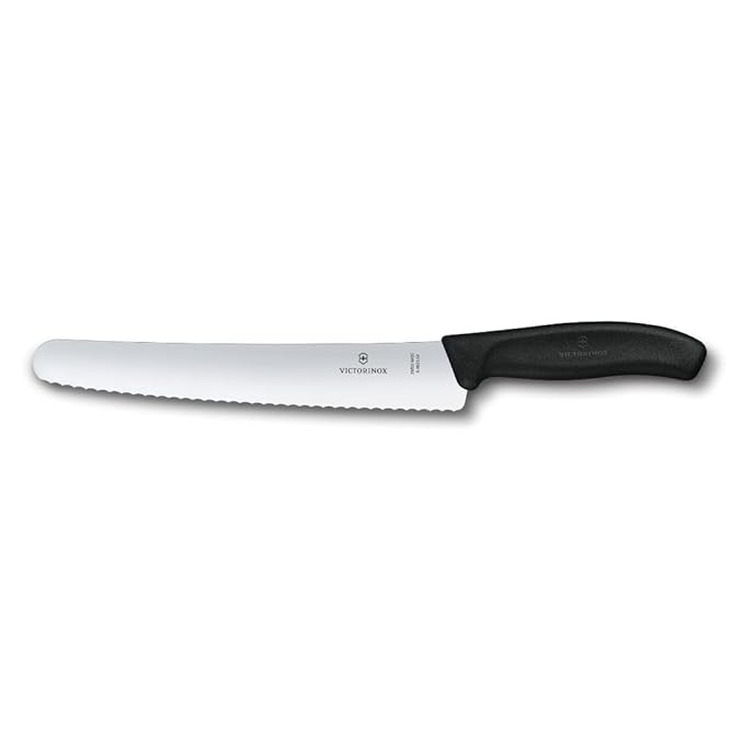 Bread Slant Knife Black Handle each