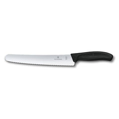 Bread Slant Knife Black Handle each