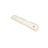 Cotton Tie-On Dust Mop Head - 24"L X 5"W color:White