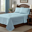TC-180 FLAT SHEETS percale fabric color Blue TWIN sizes Hospitality Beds Packing 24's/ case Thomaston Mills