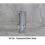 AVIVA Liquid Bath Amenities Dispenser 1-Chamber color Satin Silver & Transluscent 1/Pack