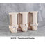 AVIVA Liquid Bath Amenities Dispenser 3-Chambers color White OR Vanilla & Translucent 1/Pack
